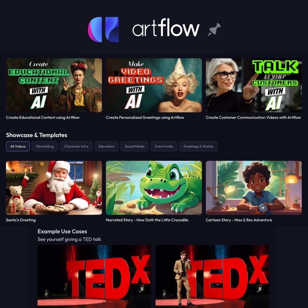 artflow ai creative platform for content creators
